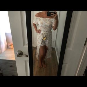 High low flowy dress.